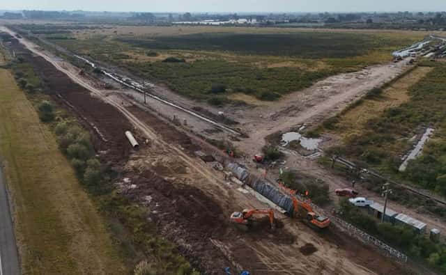 El Acueducto Santa Fe-Córdoba suma 4.600 metros instalados